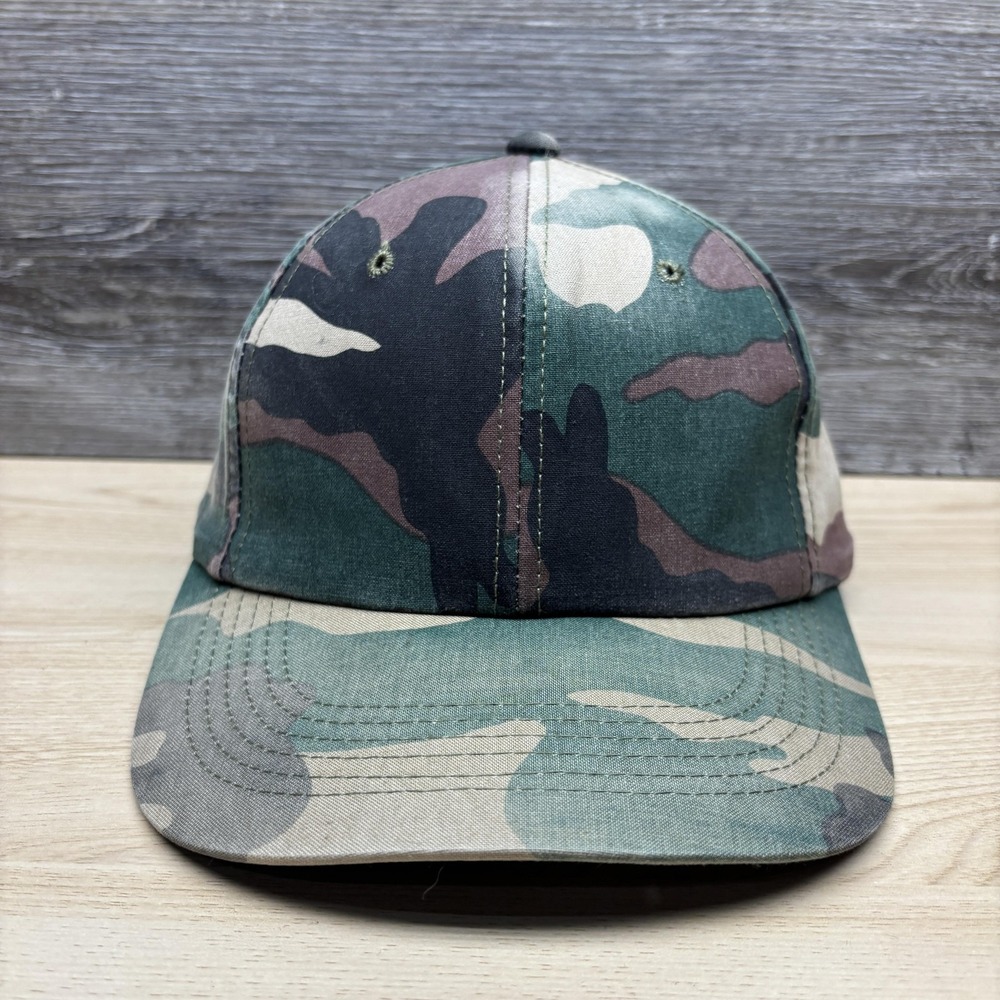Vintage Northwest Territory Hat Snap Back Camouflage Camo Green Brown Hunting